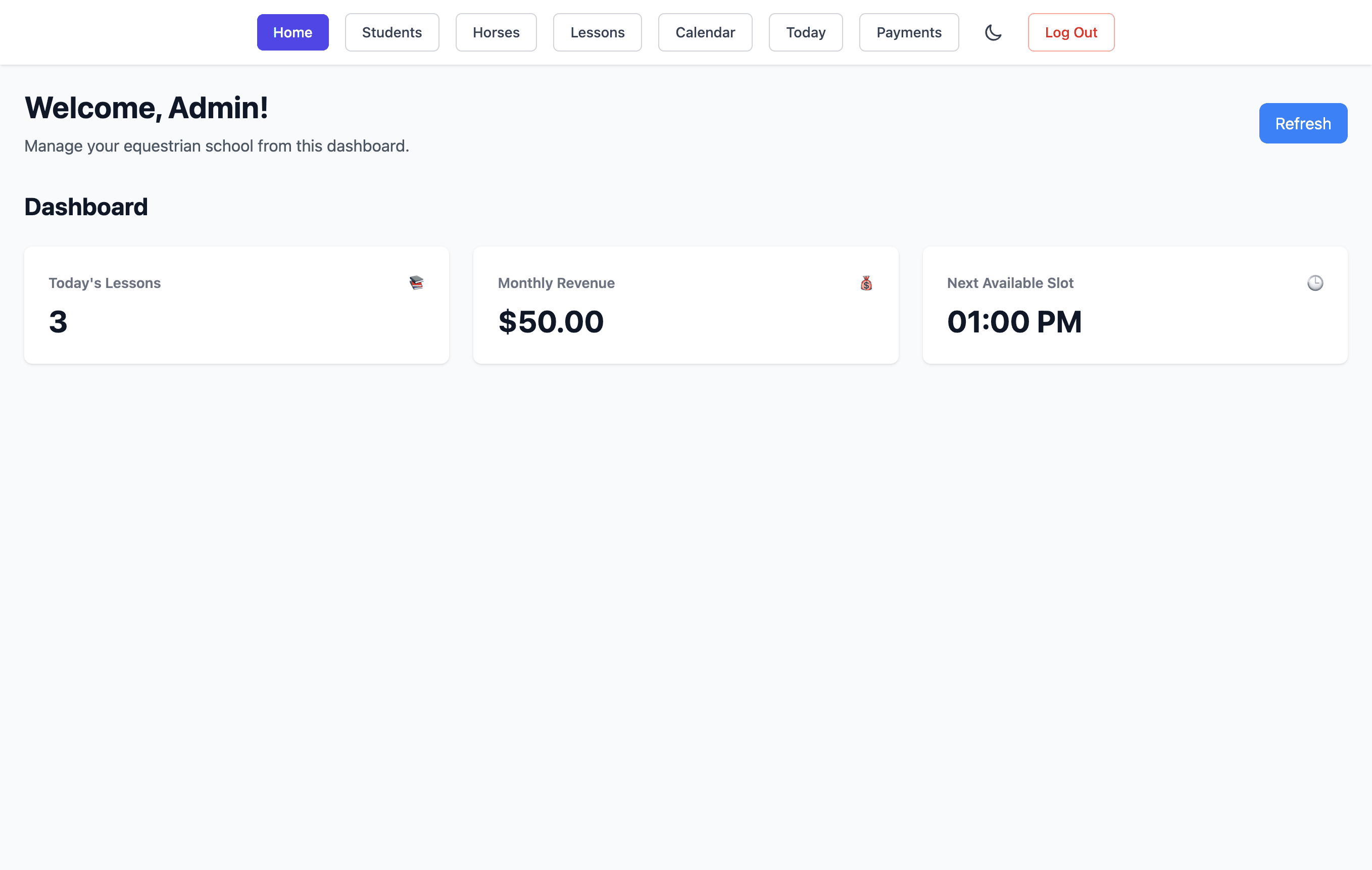 ConnectEqu Admin Dashboard